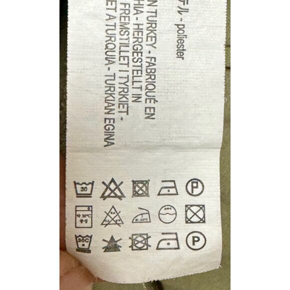 ZARA Hooded Track Style Dress with Grosgrain Ribbon Drawstring, Sz XL - Picture 13 of 14